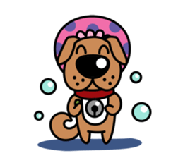 "Silver" the Crazy Puppy sticker #4131149