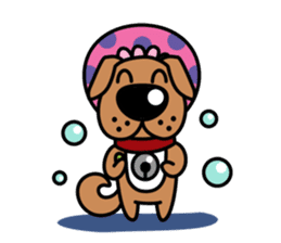 "Silver" the Crazy Puppy sticker #4131149