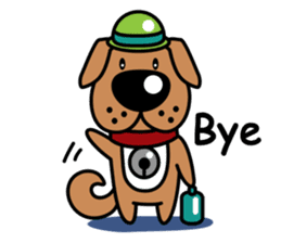 "Silver" the Crazy Puppy sticker #4131150