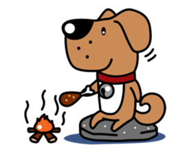 "Silver" the Crazy Puppy sticker #4131151