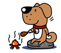 "Silver" the Crazy Puppy sticker #4131151