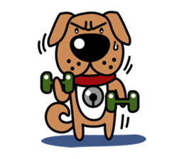 "Silver" the Crazy Puppy sticker #4131157