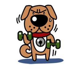 "Silver" the Crazy Puppy sticker #4131157