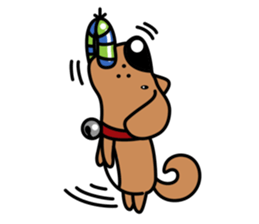 "Silver" the Crazy Puppy sticker #4131158