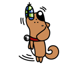 "Silver" the Crazy Puppy sticker #4131158