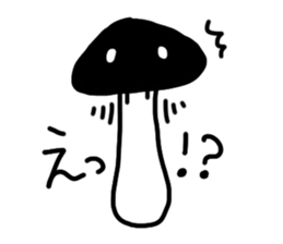 Shiitake-mushroom sticker #4132410