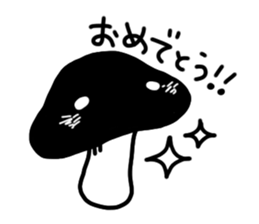 Shiitake-mushroom sticker #4132428