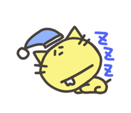 Daily life of lovely cat & rabbit sticker #4133091