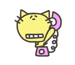 Daily life of lovely cat & rabbit sticker #4133092