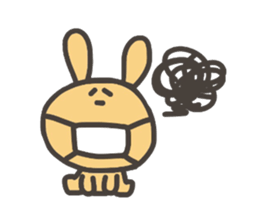 Daily life of lovely cat & rabbit sticker #4133097