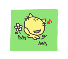 Daily life of lovely cat & rabbit sticker #4133103