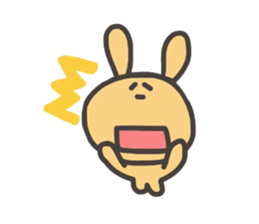 Daily life of lovely cat & rabbit sticker #4133105