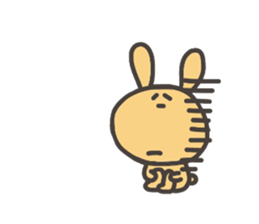 Daily life of lovely cat & rabbit sticker #4133108