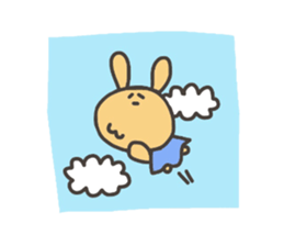 Daily life of lovely cat & rabbit sticker #4133111