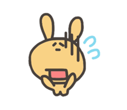 Daily life of lovely cat & rabbit sticker #4133120