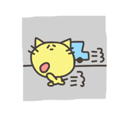 Daily life of lovely cat & rabbit sticker #4133121