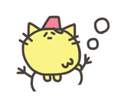 Daily life of lovely cat & rabbit sticker #4133127