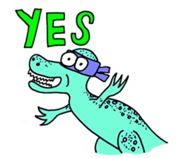 Ninja Dinosaur sticker #4133648