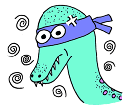 Ninja Dinosaur sticker #4133654