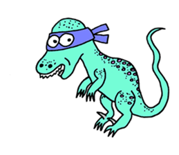 Ninja Dinosaur sticker #4133670