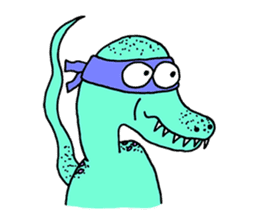 Ninja Dinosaur sticker #4133677