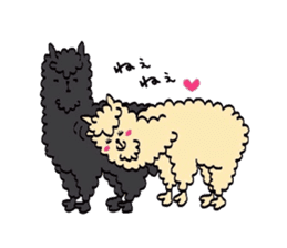 Mr. & Mrs. Alpaca sticker #4133790