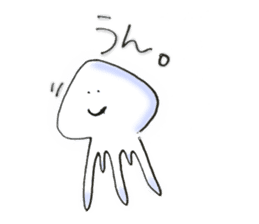 Lethargic jellyfish & motivated goldfish sticker #4134128