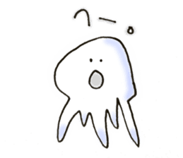 Lethargic jellyfish & motivated goldfish sticker #4134129