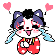 Kabuki Cats sticker #4134314