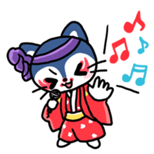 Kabuki Cats sticker #4134315