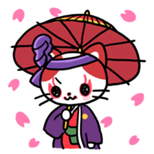 Kabuki Cats sticker #4134322