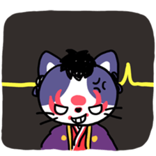 Kabuki Cats sticker #4134323