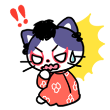 Kabuki Cats sticker #4134325