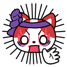 Kabuki Cats sticker #4134326