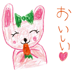 Bunny sticker