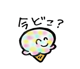 Colorful ice sticker #4134428