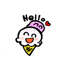 Colorful ice sticker #4134443