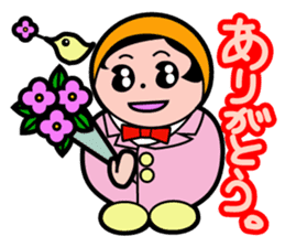 Mr.DOLL and P bird. sticker #4134936