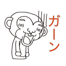 Various snaggletooth monkeys sticker #4135215