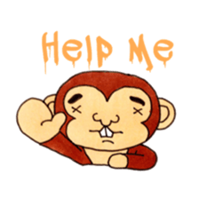 Various snaggletooth monkeys sticker #4135229