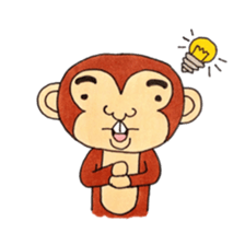 Various snaggletooth monkeys sticker #4135232