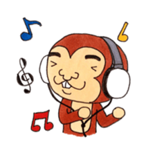 Various snaggletooth monkeys sticker #4135233