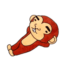 Various snaggletooth monkeys sticker #4135236