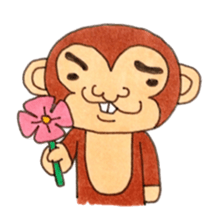 Various snaggletooth monkeys sticker #4135238