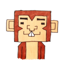 Various snaggletooth monkeys sticker #4135241