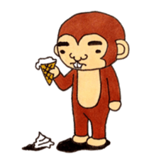 Various snaggletooth monkeys sticker #4135244