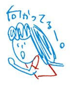 2 color yuruyuru illust sticker #4135417