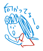 2 color yuruyuru illust sticker #4135417