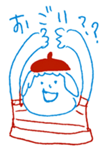 2 color yuruyuru illust sticker #4135423