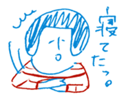 2 color yuruyuru illust sticker #4135430